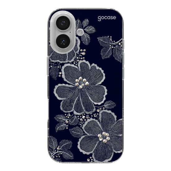 Floral Bordado Pérola