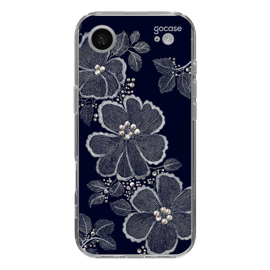  Floral Bordado Pérola