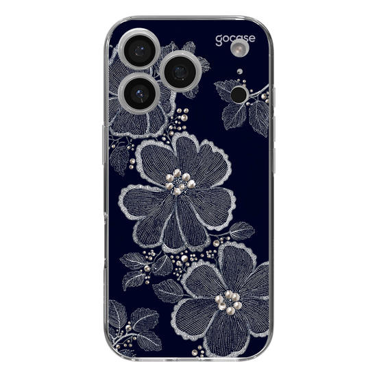  Floral Bordado Pérola