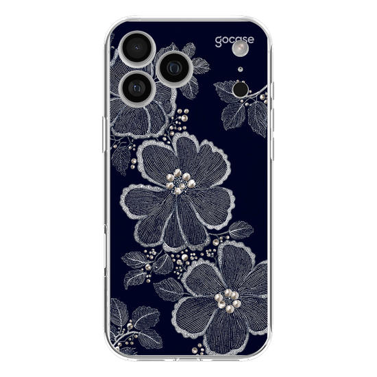  Floral Bordado Pérola