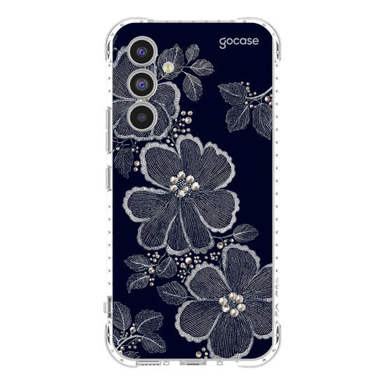  Floral Bordado Pérola