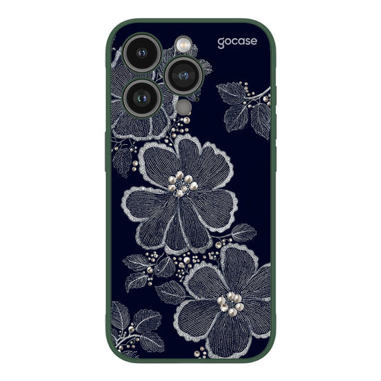  Floral Bordado Pérola