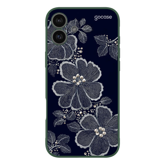  Floral Bordado Pérola