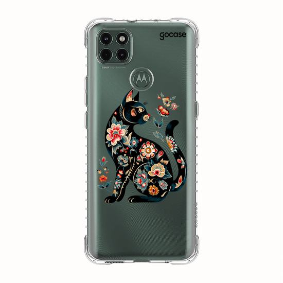 Capinha para celular  Floral Cat