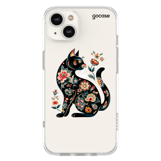  Floral Cat