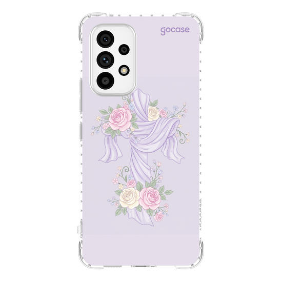 Capinha para celular  Floral Cross