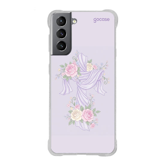 Capinha para celular  Floral Cross