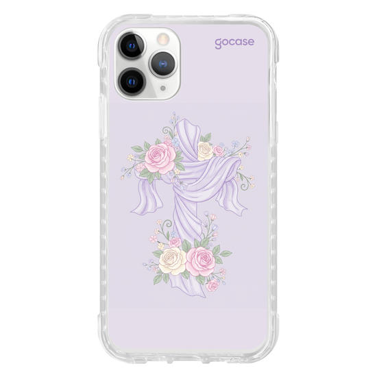 Capinha para celular  Floral Cross