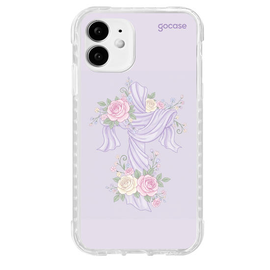 Capinha para celular  Floral Cross