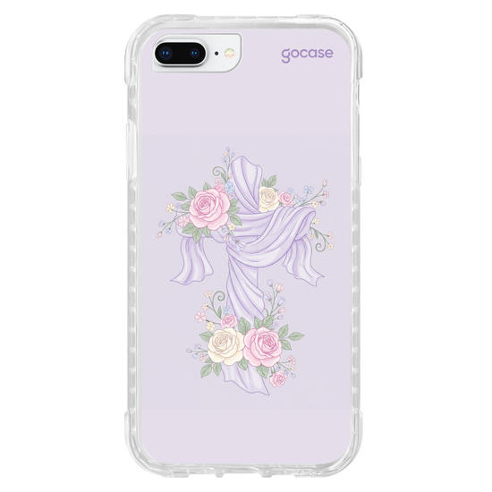 Capinha para celular  Floral Cross