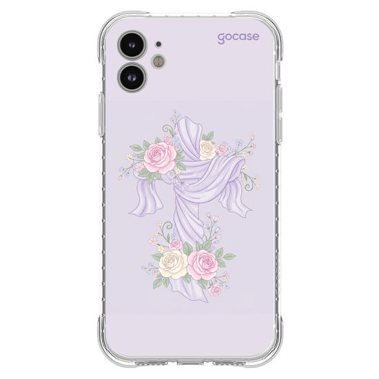 Capinha para celular  Floral Cross