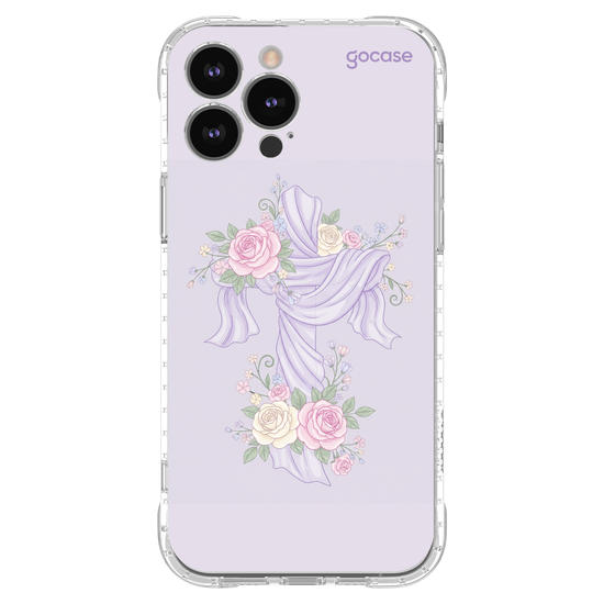 Capinha para celular  Floral Cross