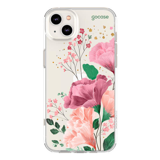 Capinha para celular  Floral e Iniciais