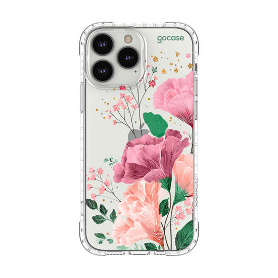Capinha para celular  Floral e Iniciais