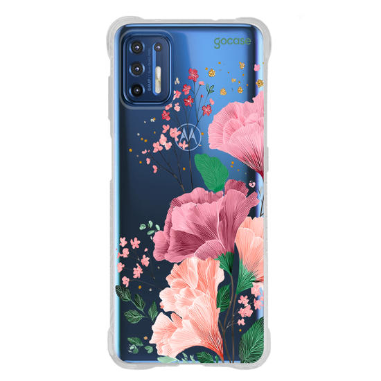 Capinha para celular  Floral e Iniciais