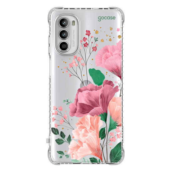 Capinha para celular  Floral e Iniciais