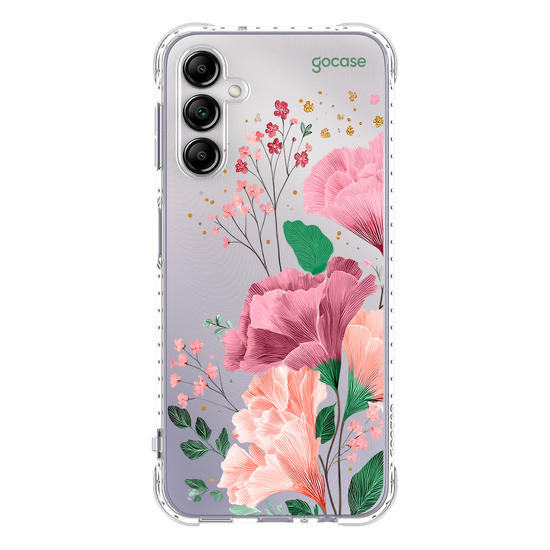 Capinha para celular  Floral e Iniciais