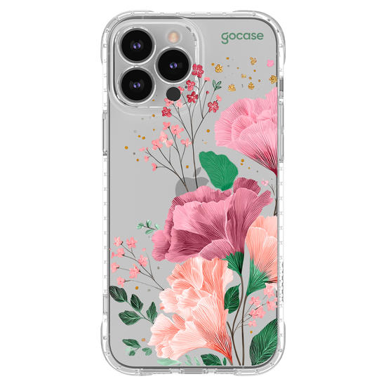 Capinha para celular  Floral e Iniciais