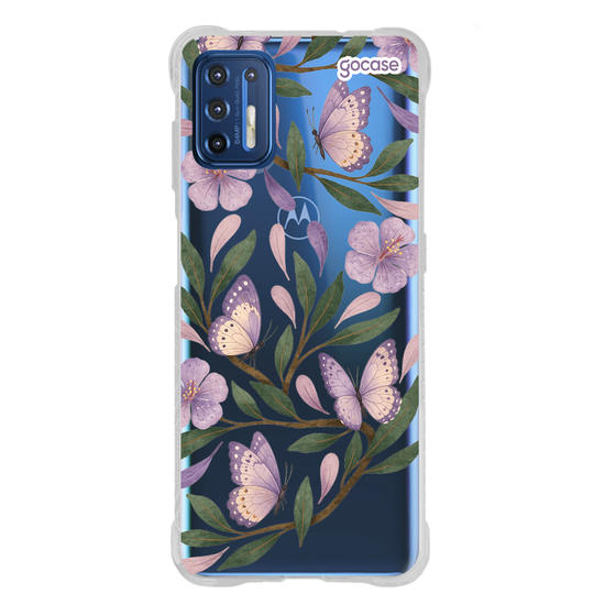 Capinha para celular  Floral Lilás