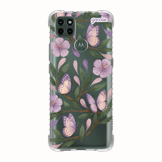 Capinha para celular  Floral Lilás