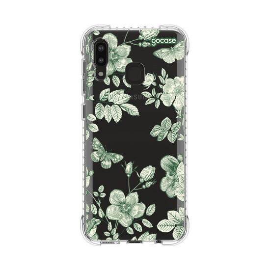 Capinha para celular  Floral Line Green