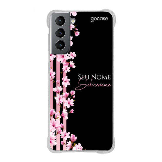 Capinha para celular Floral Lines Personalizado