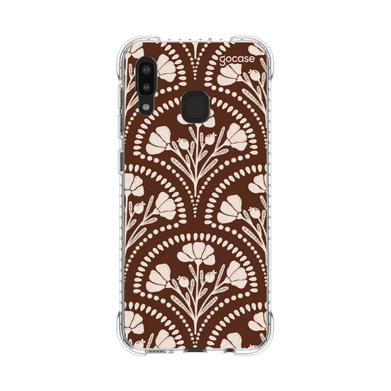 Capinha para celular  Floral Monograma