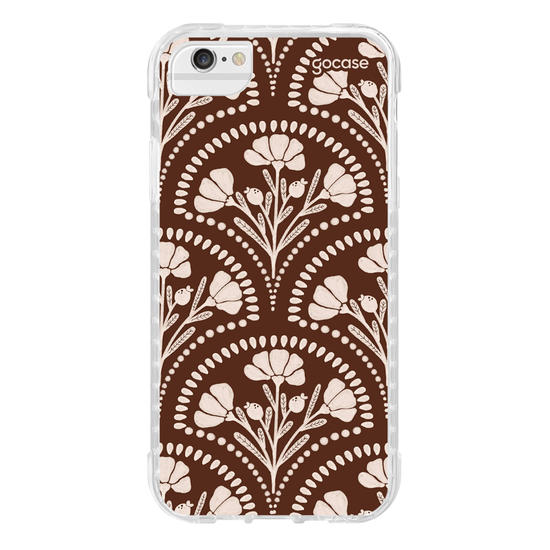 Capinha para celular  Floral Monograma