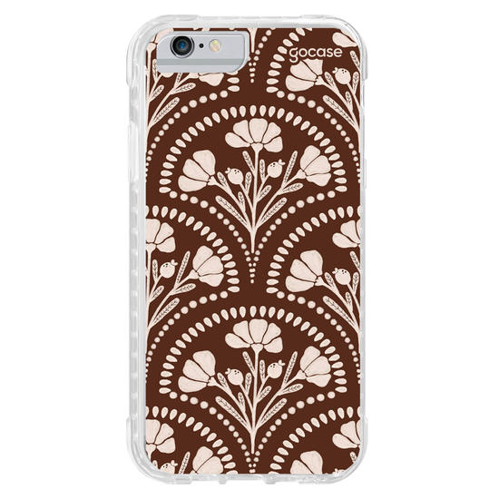 Capinha para celular  Floral Monograma
