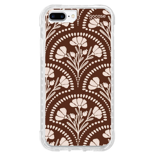 Capinha para celular  Floral Monograma