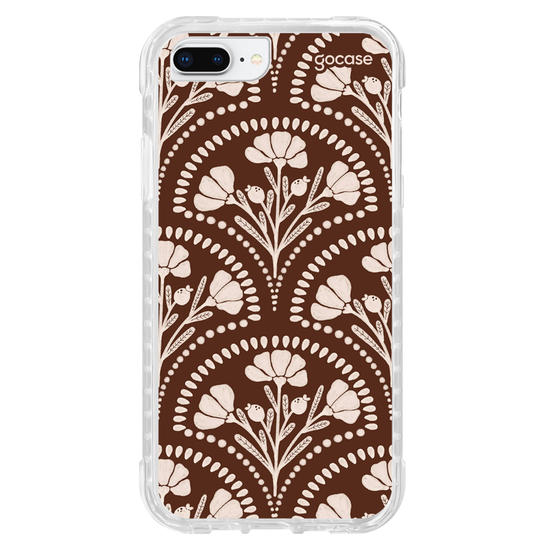 Capinha para celular  Floral Monograma