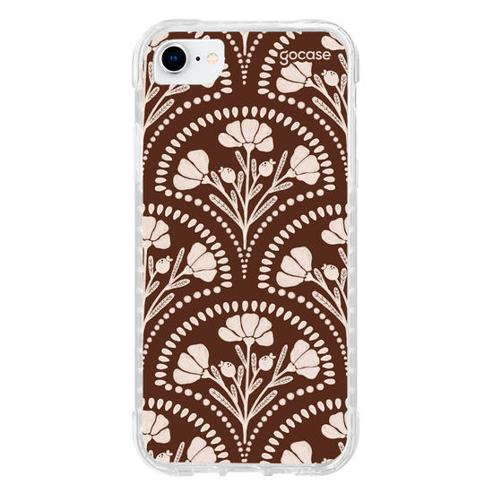 Capinha para celular  Floral Monograma