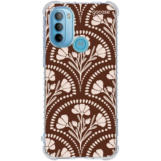 Capinha para celular  Floral Monograma
