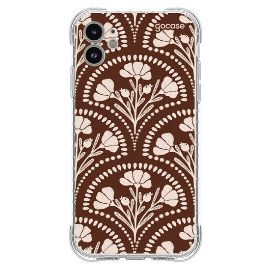 Capinha para celular  Floral Monograma