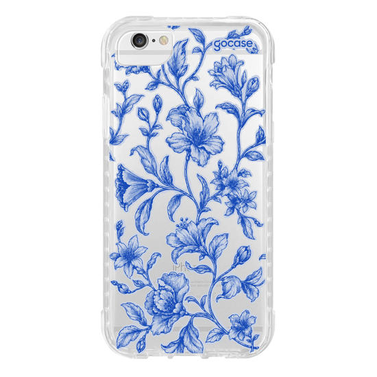 Capinha para celular  Floral Porcelana