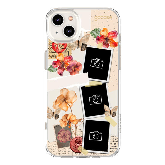 Capinha para celular  Floral Scrapbook