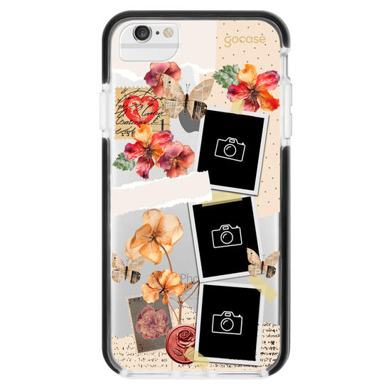 Capinha para celular  Floral Scrapbook