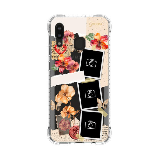 Capinha para celular  Floral Scrapbook