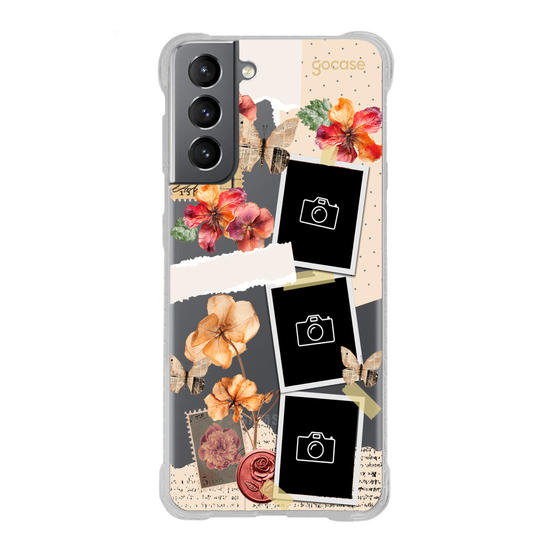 Capinha para celular  Floral Scrapbook