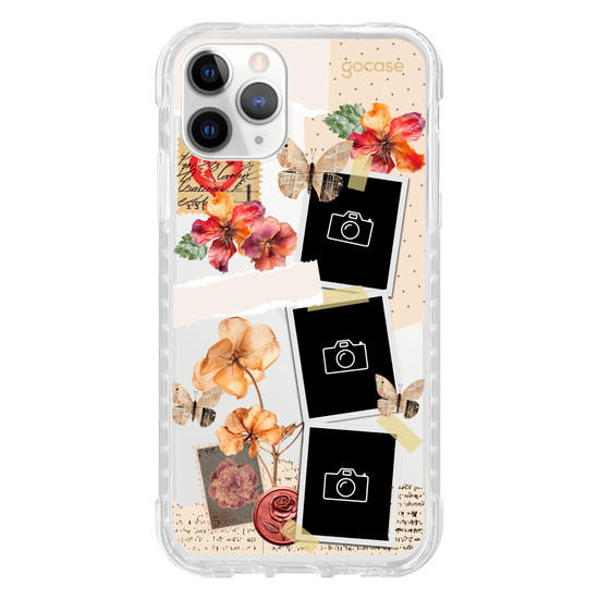 Capinha para celular  Floral Scrapbook