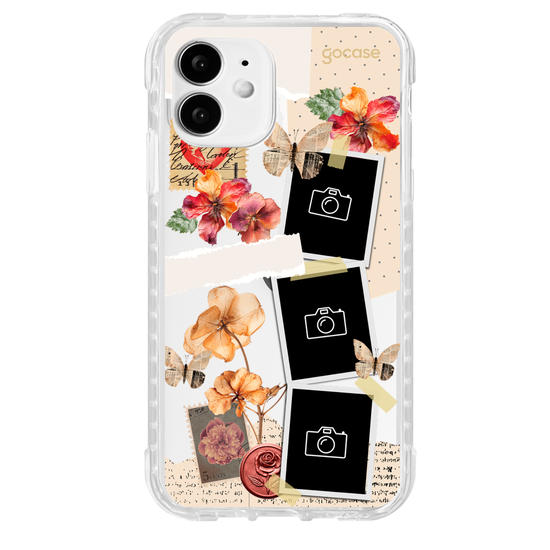 Capinha para celular  Floral Scrapbook