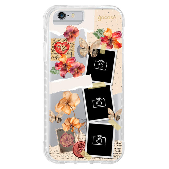 Capinha para celular  Floral Scrapbook