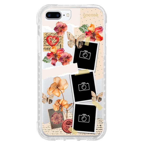 Capinha para celular  Floral Scrapbook