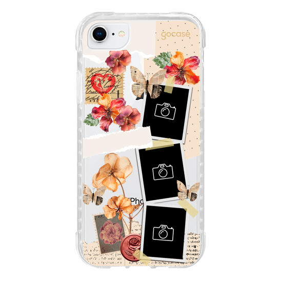 Capinha para celular  Floral Scrapbook
