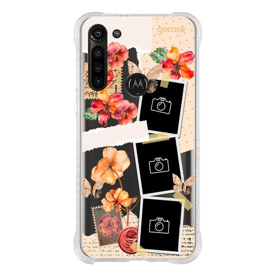 Capinha para celular  Floral Scrapbook