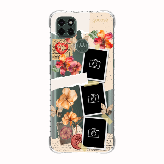Capinha para celular  Floral Scrapbook