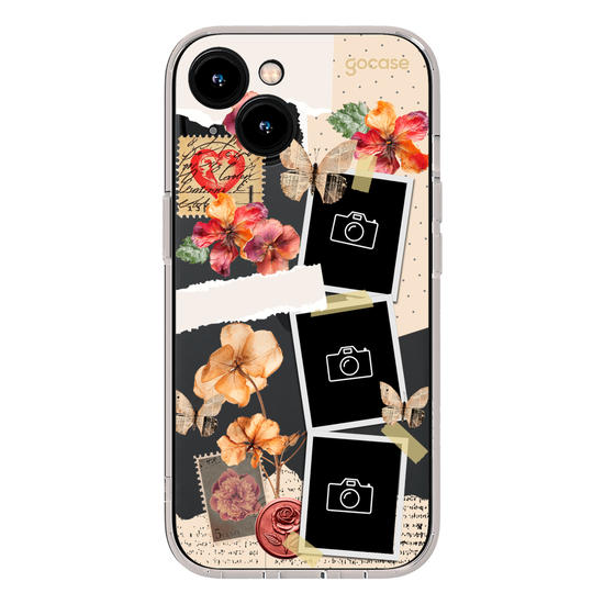 Capinha para celular  Floral Scrapbook