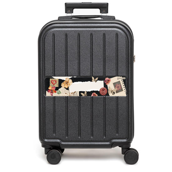 Mala de Bordo Trip - Floral Scrapbook