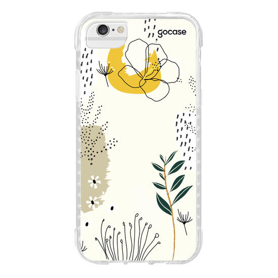 Capinha para celular Floral shapes
