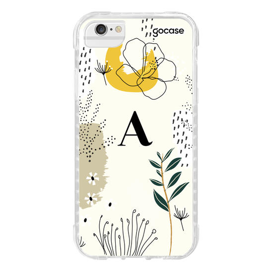 Capinha para celular Floral shapes